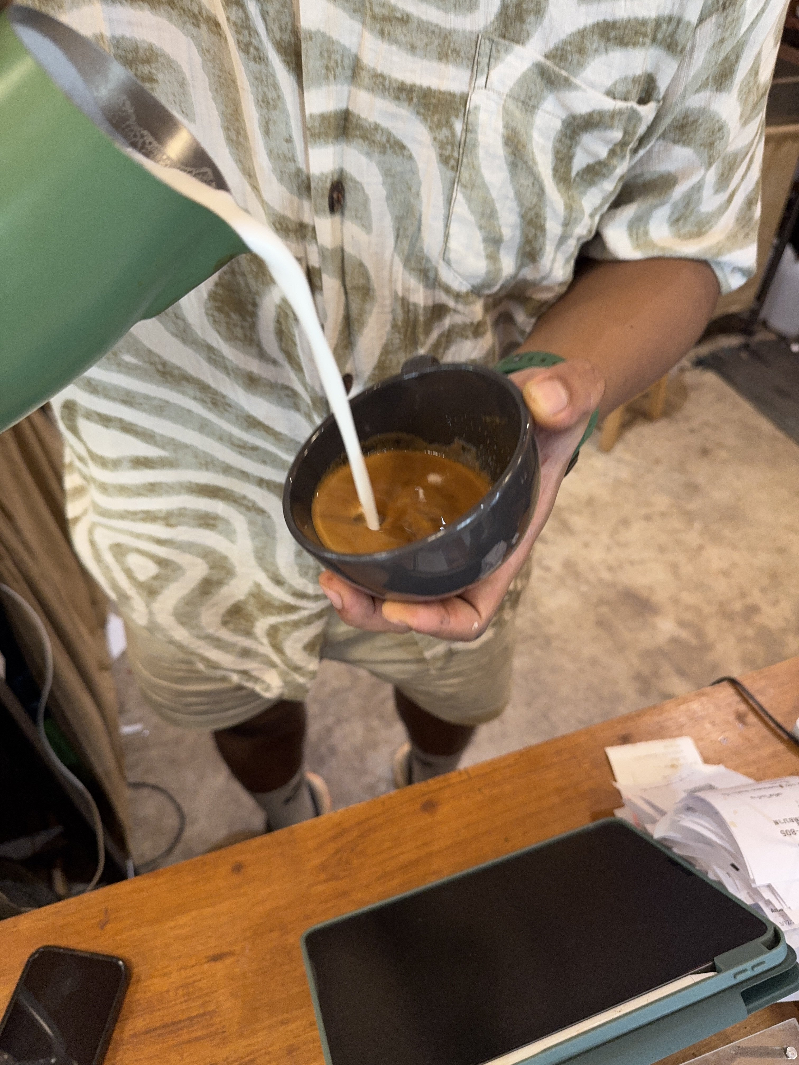 Coffee burst animation frame 4