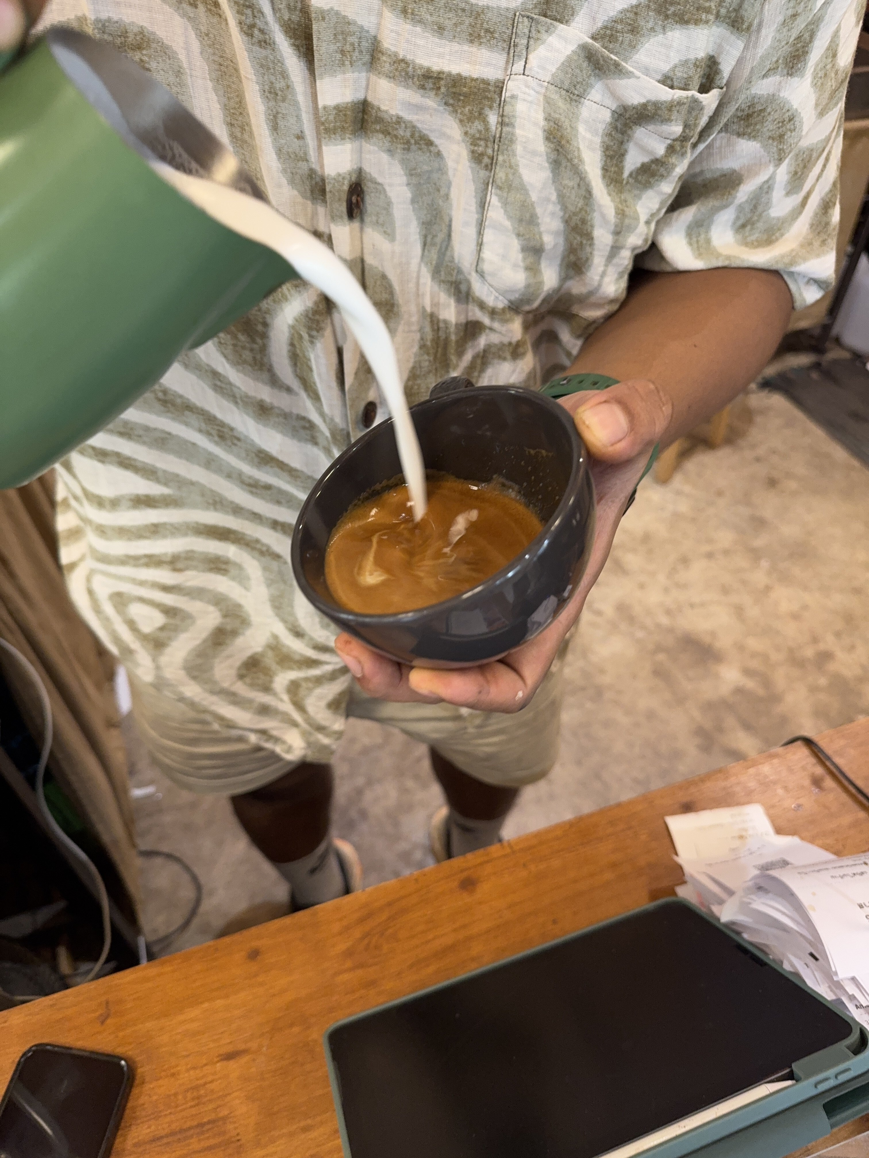 Coffee burst animation frame 8