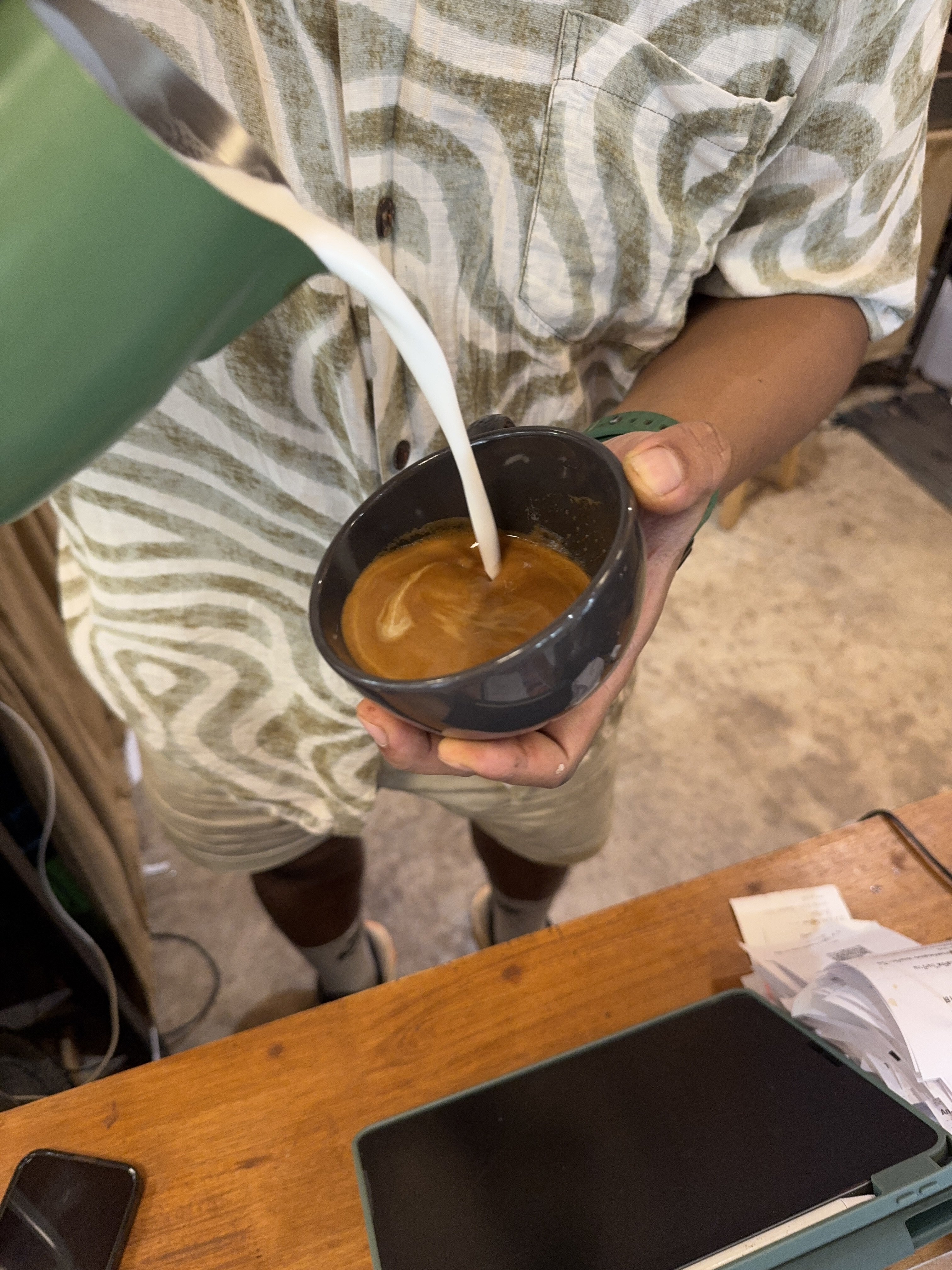 Coffee burst animation frame 9