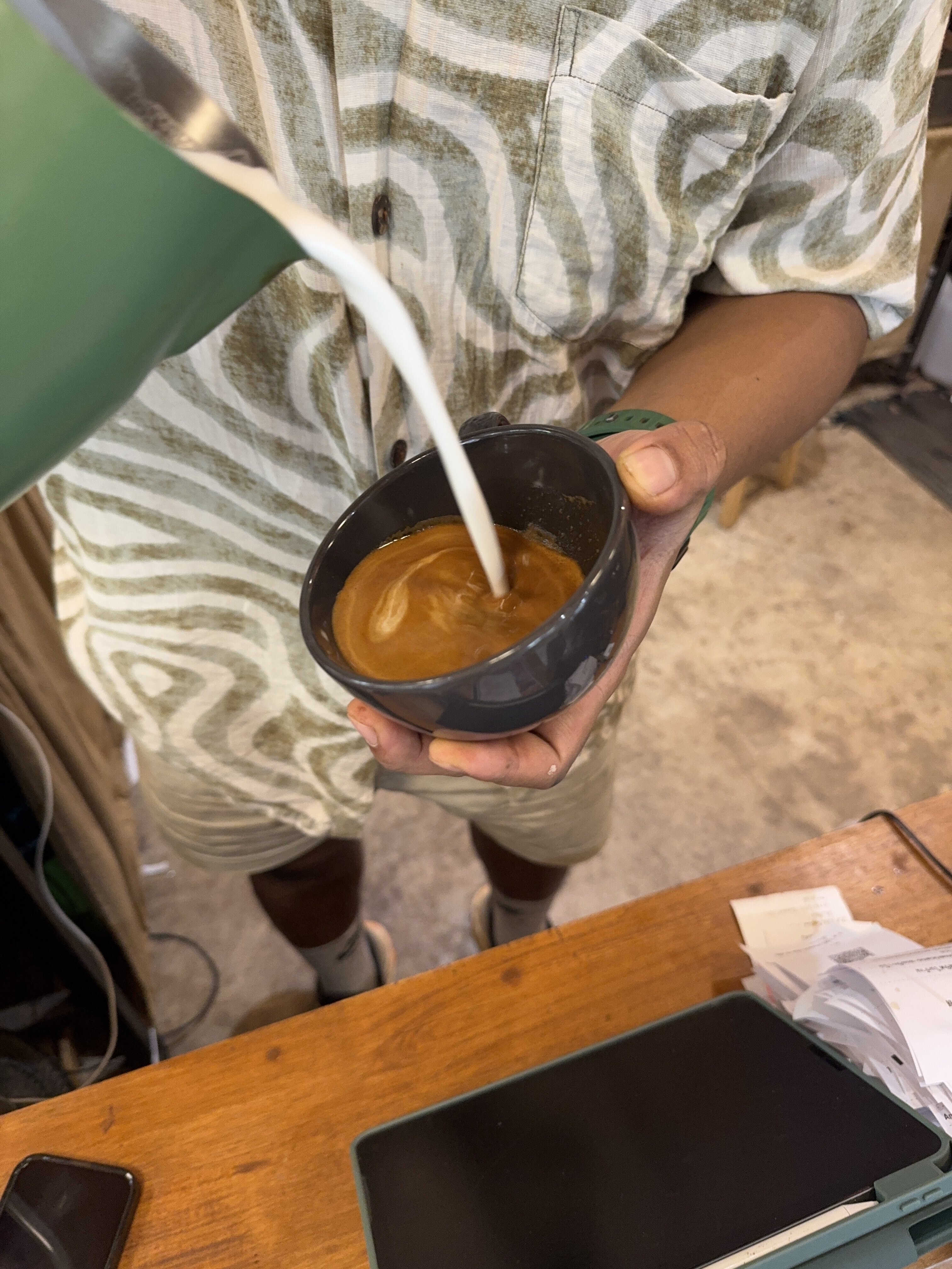 Coffee burst animation frame 10