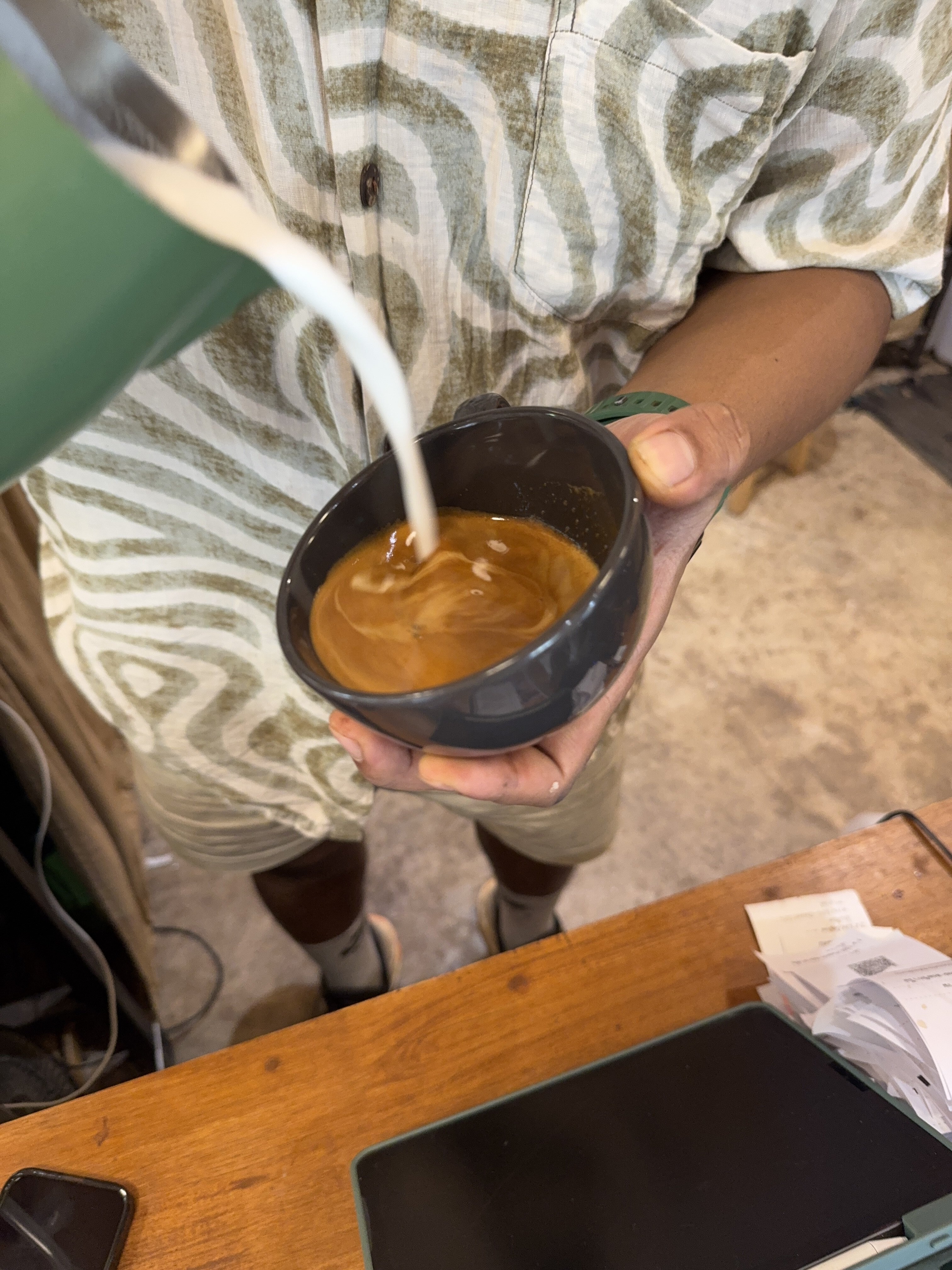 Coffee burst animation frame 15