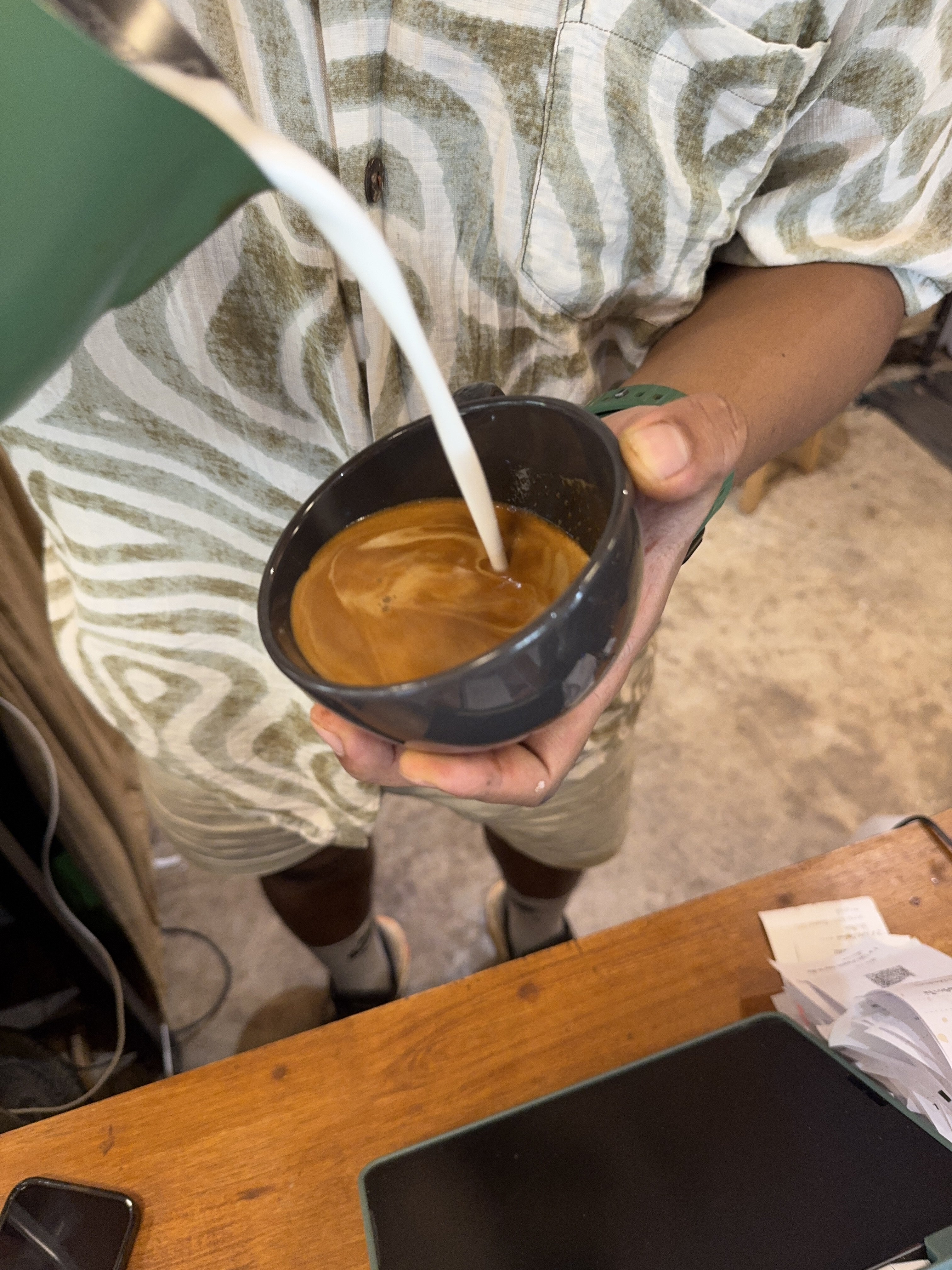 Coffee burst animation frame 17