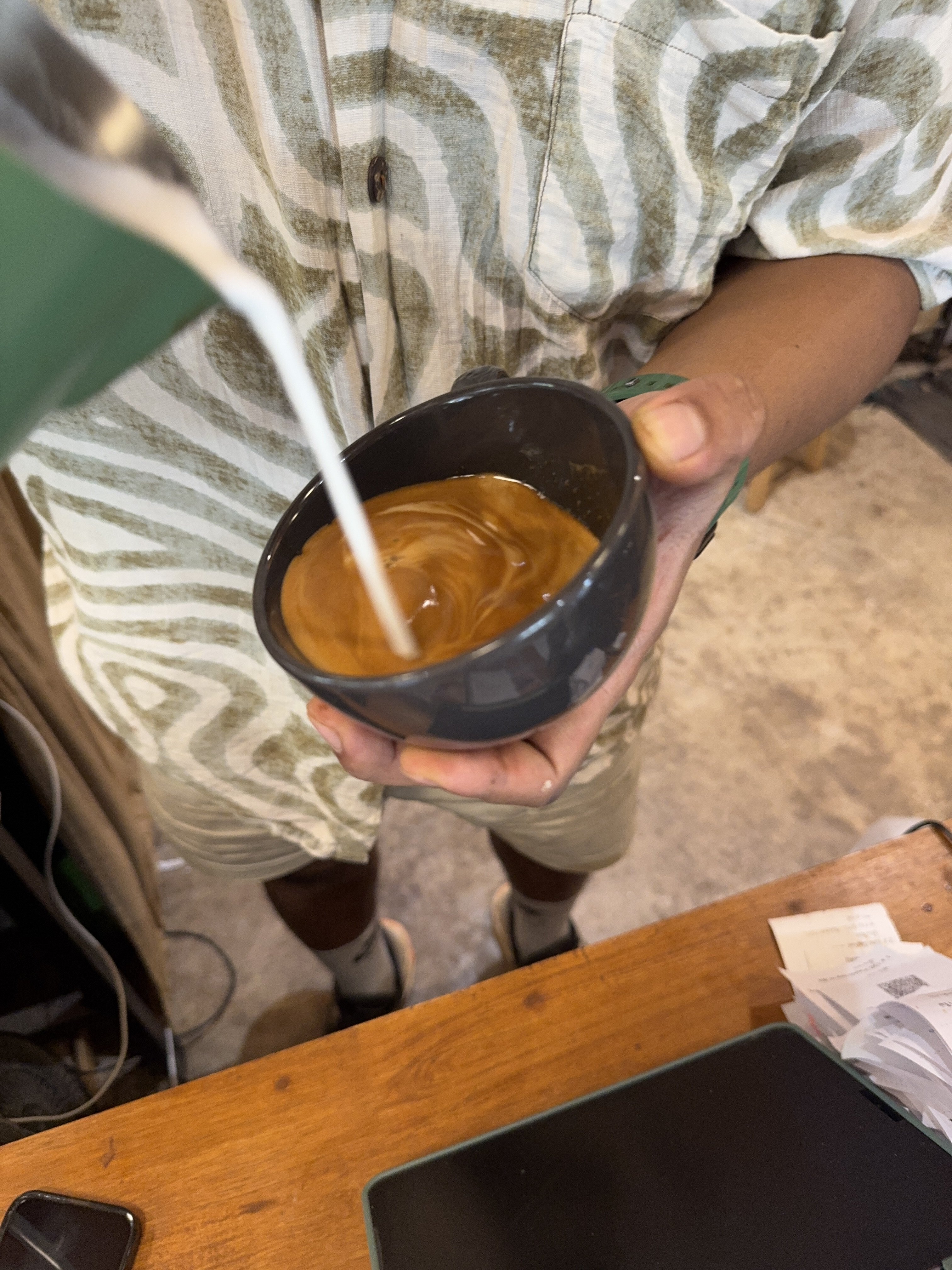 Coffee burst animation frame 19