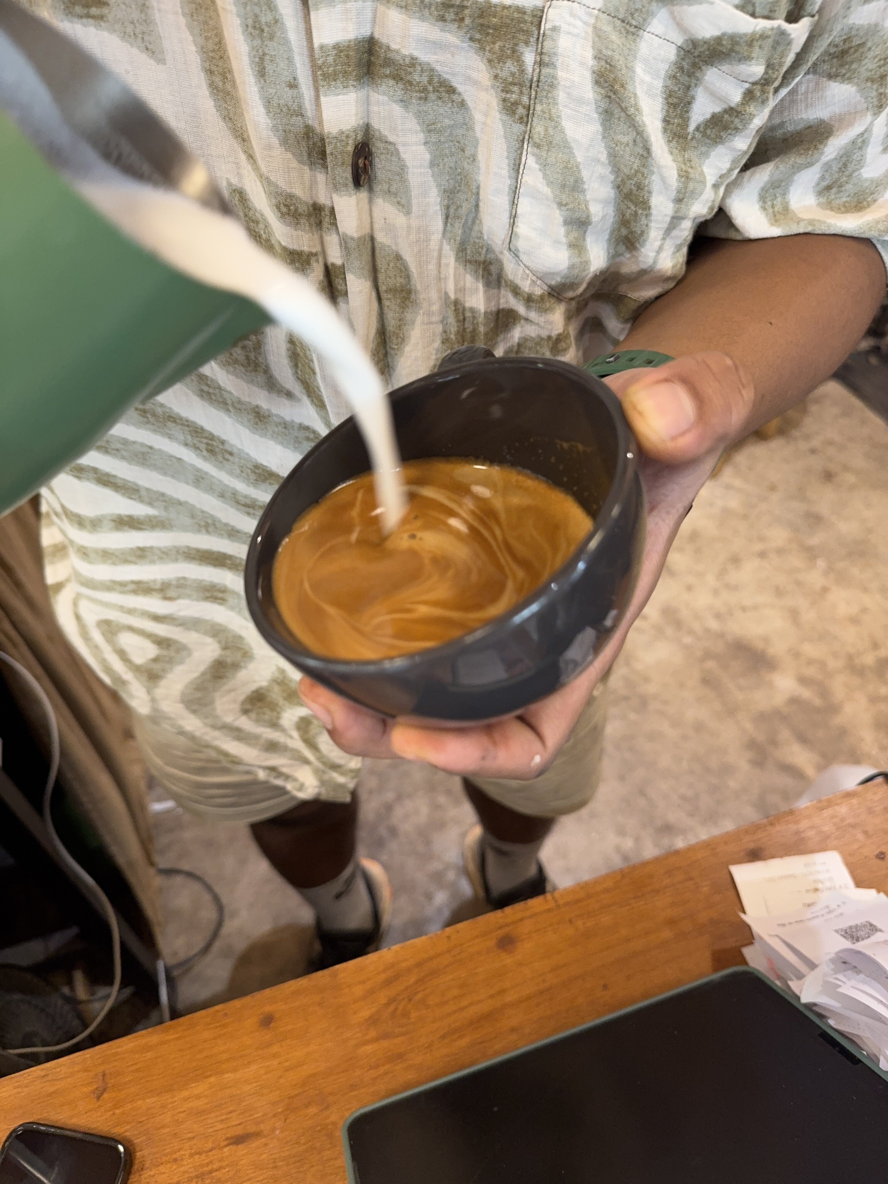 Coffee burst animation frame 22