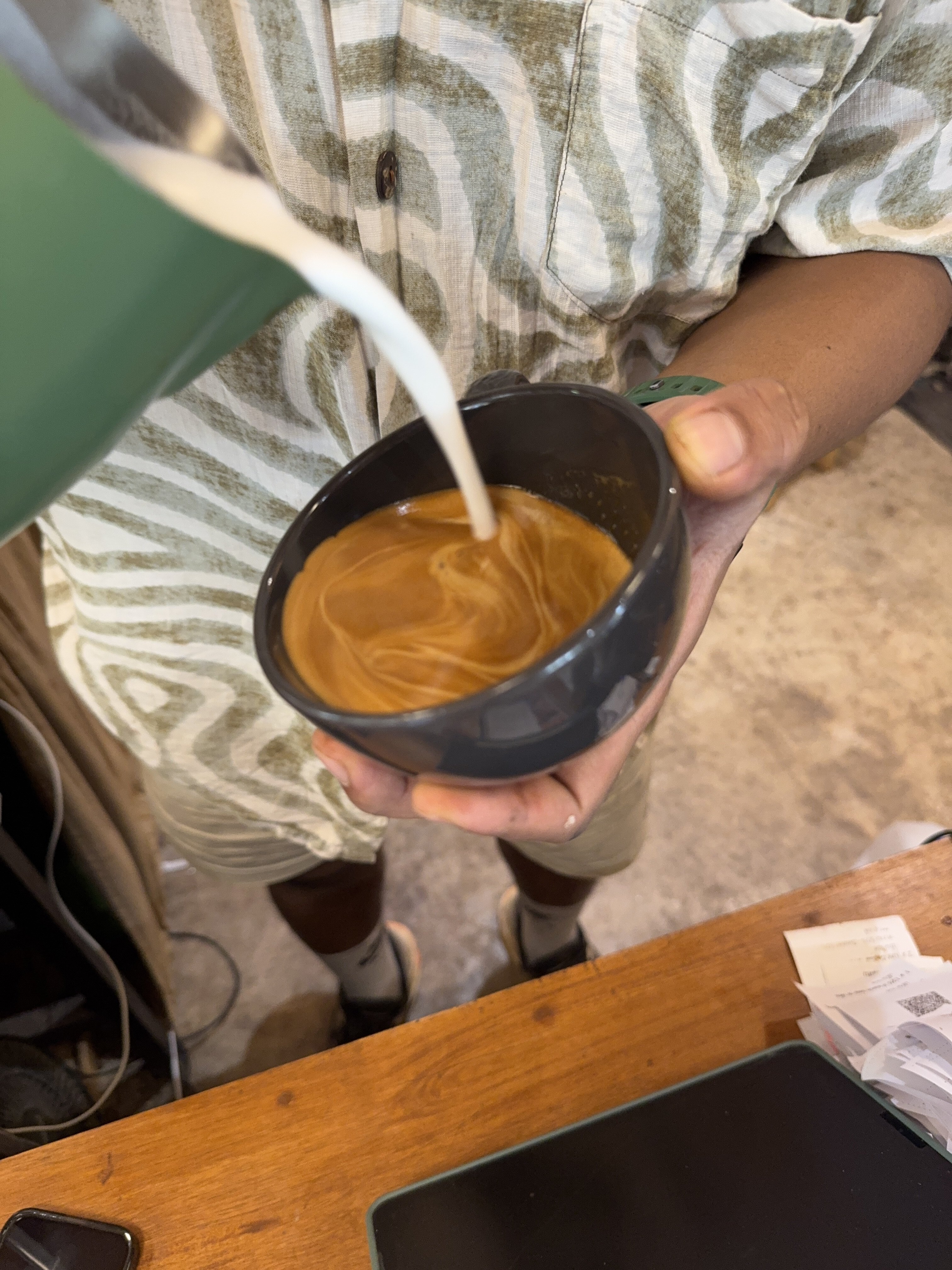 Coffee burst animation frame 23