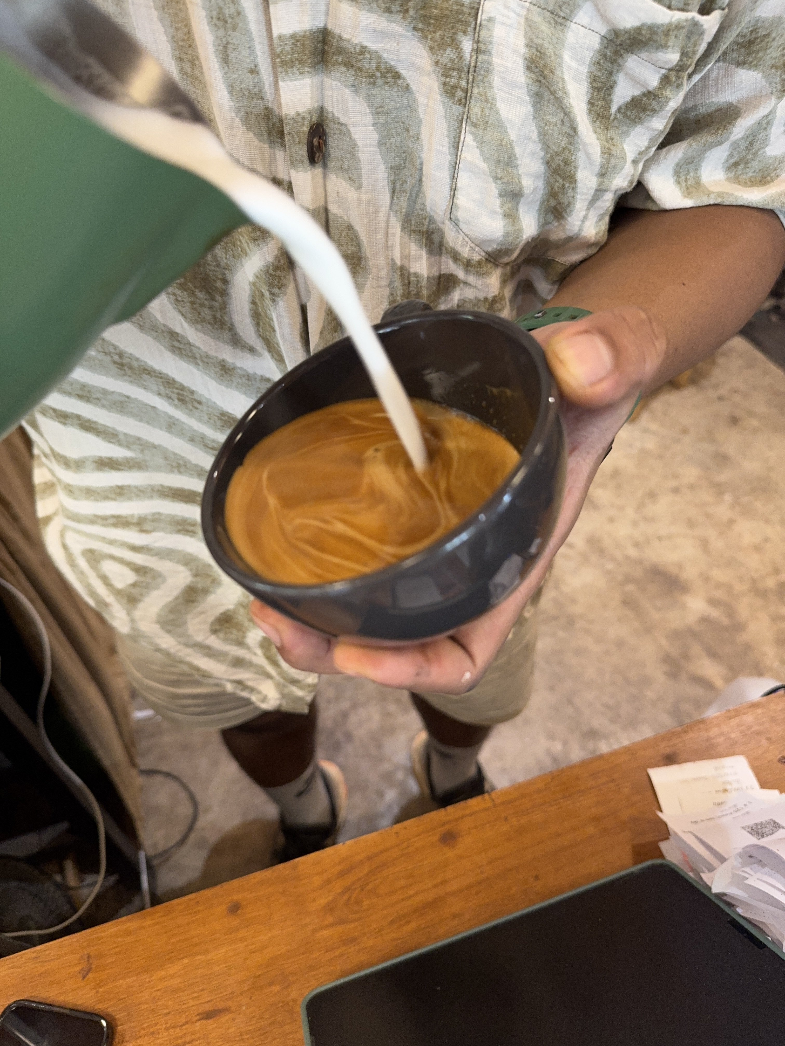 Coffee burst animation frame 24