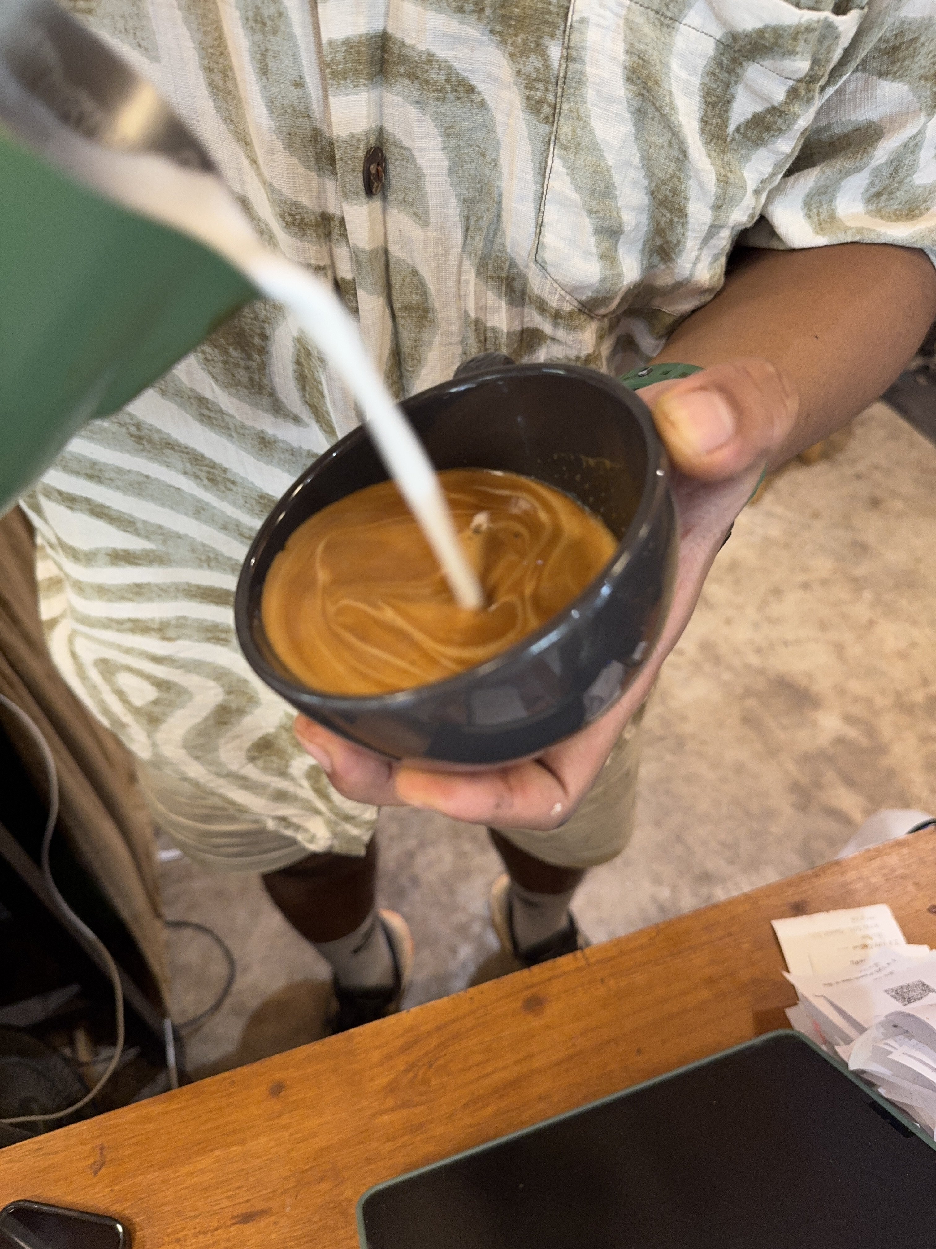 Coffee burst animation frame 25