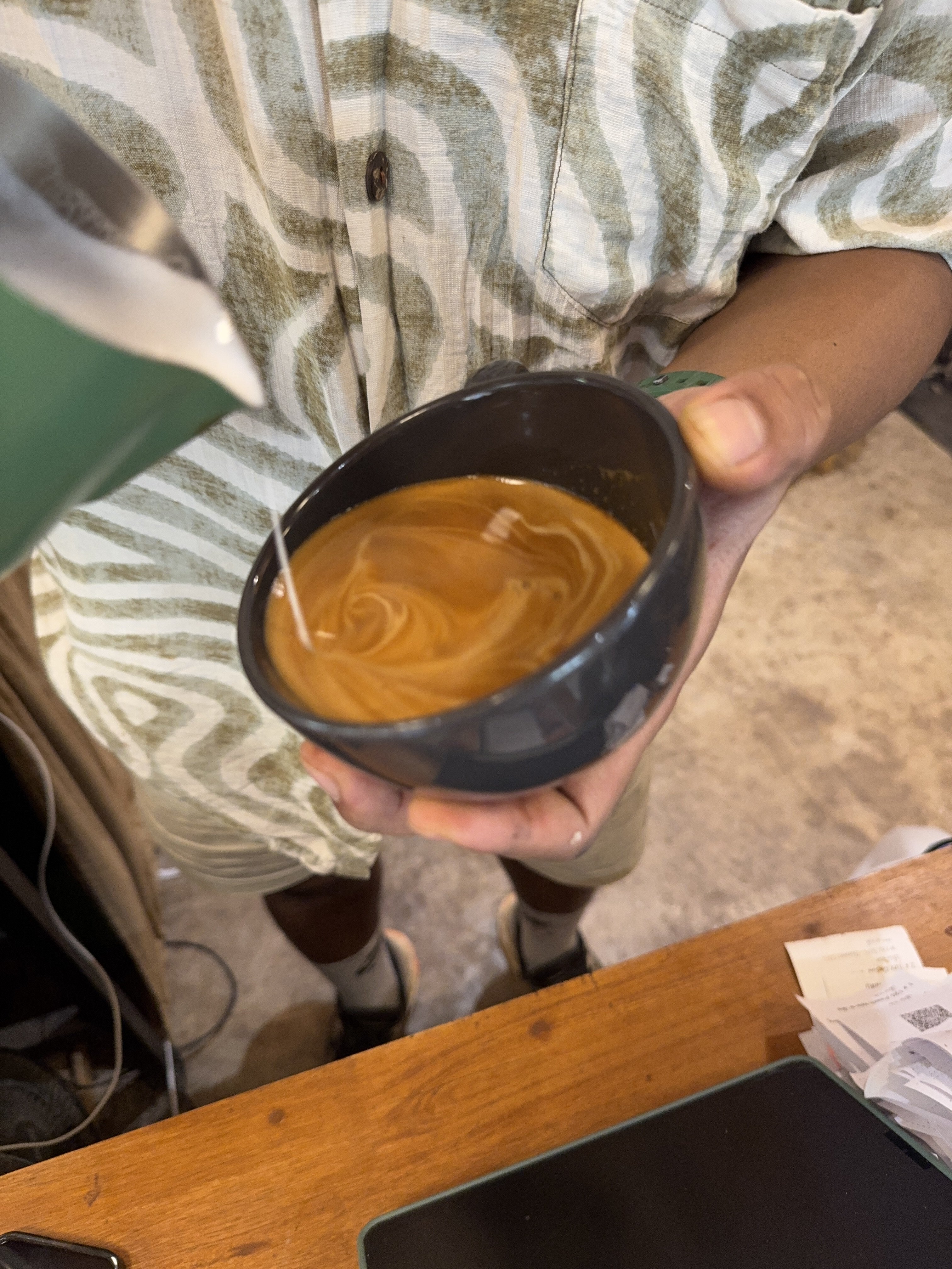 Coffee burst animation frame 27