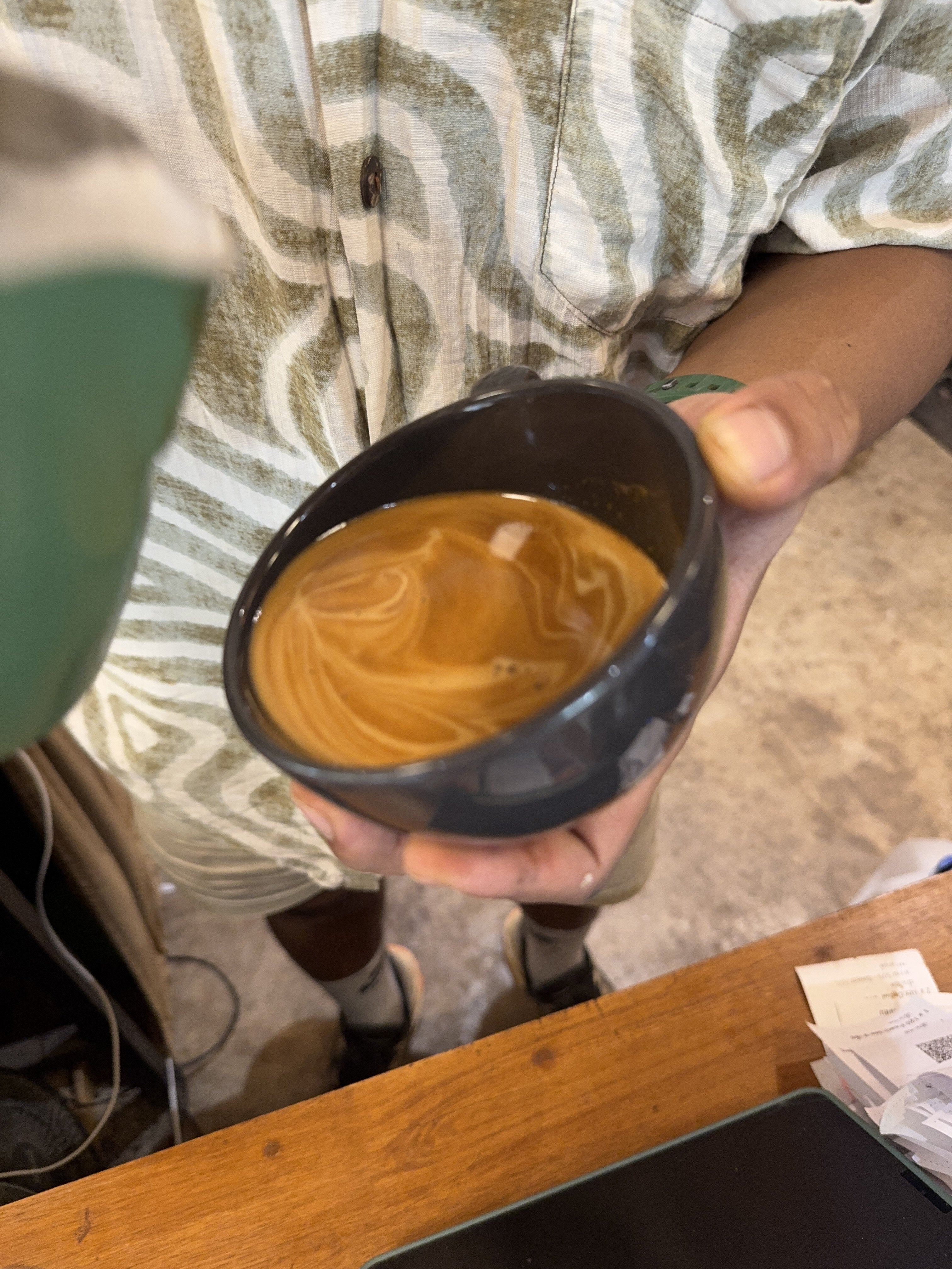 Coffee burst animation frame 34