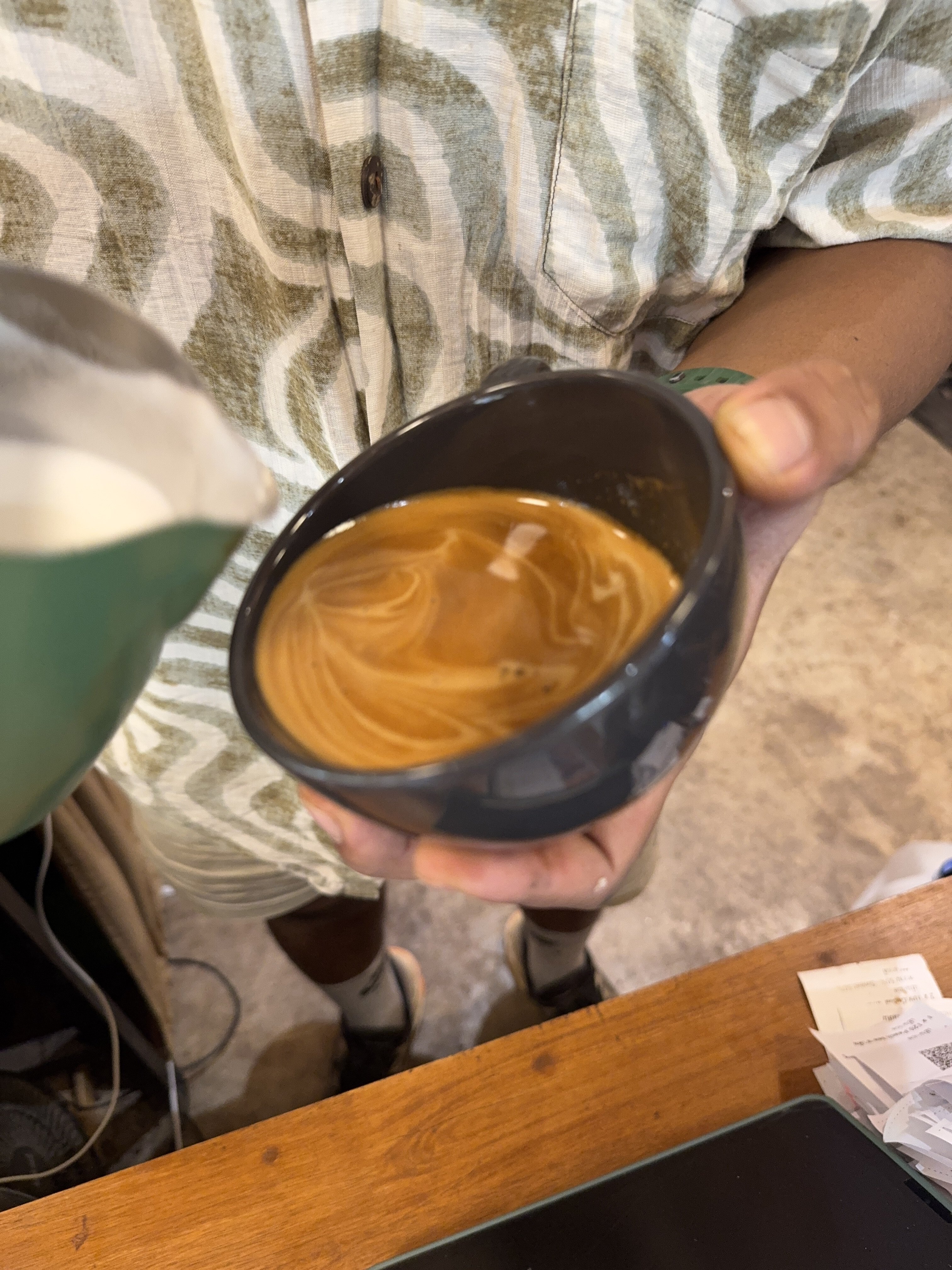 Coffee burst animation frame 36