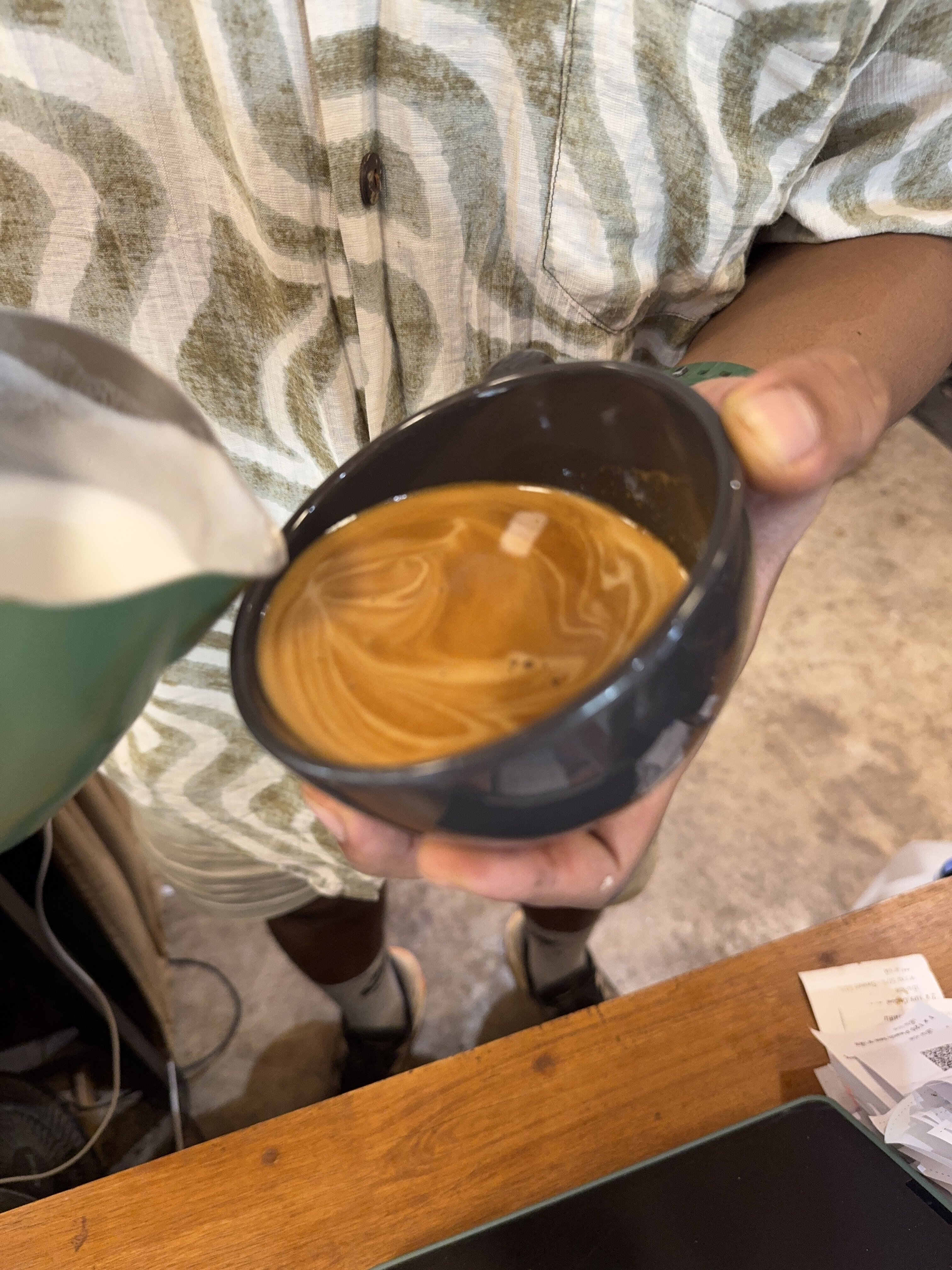 Coffee burst animation frame 37