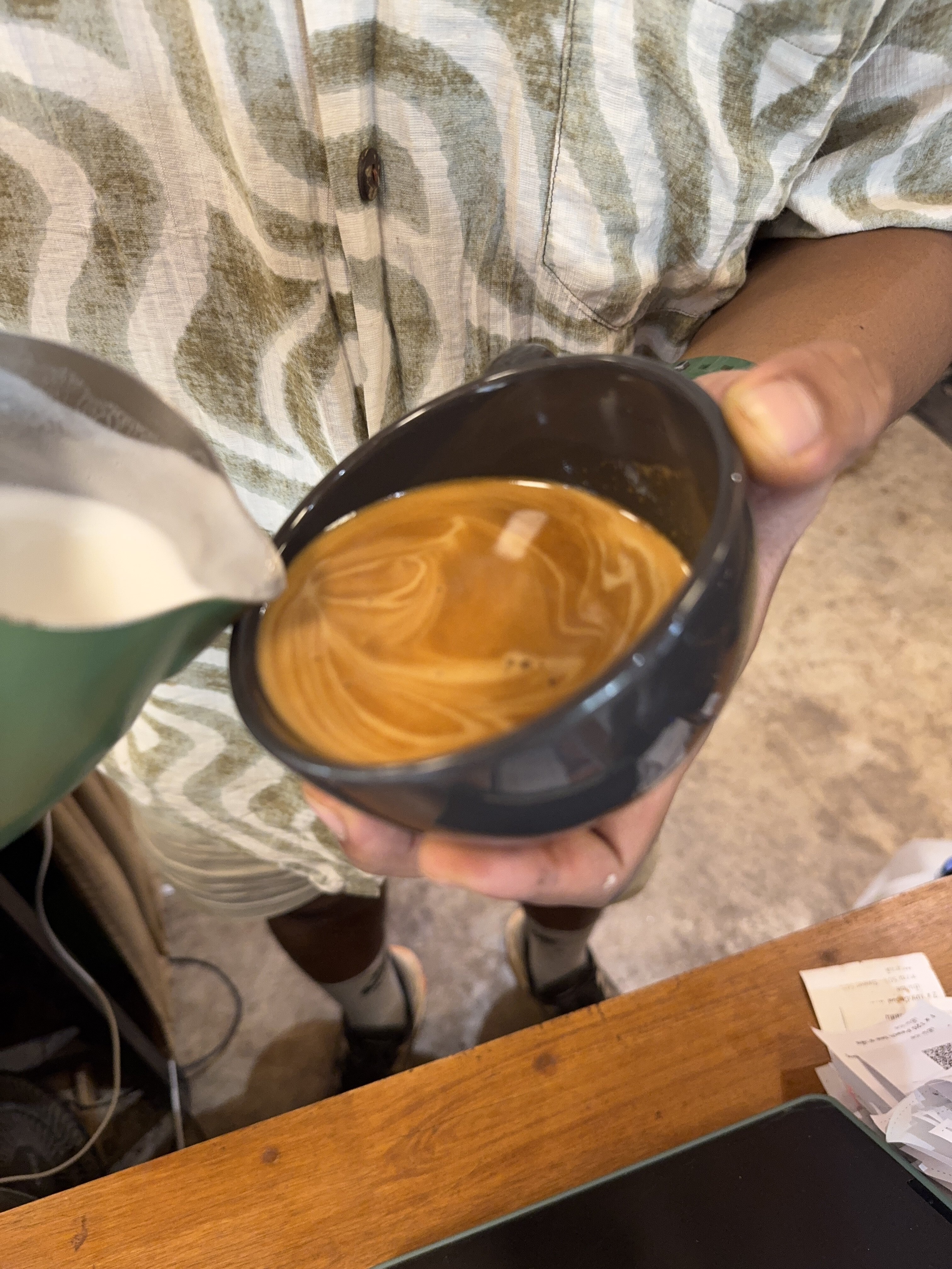 Coffee burst animation frame 38