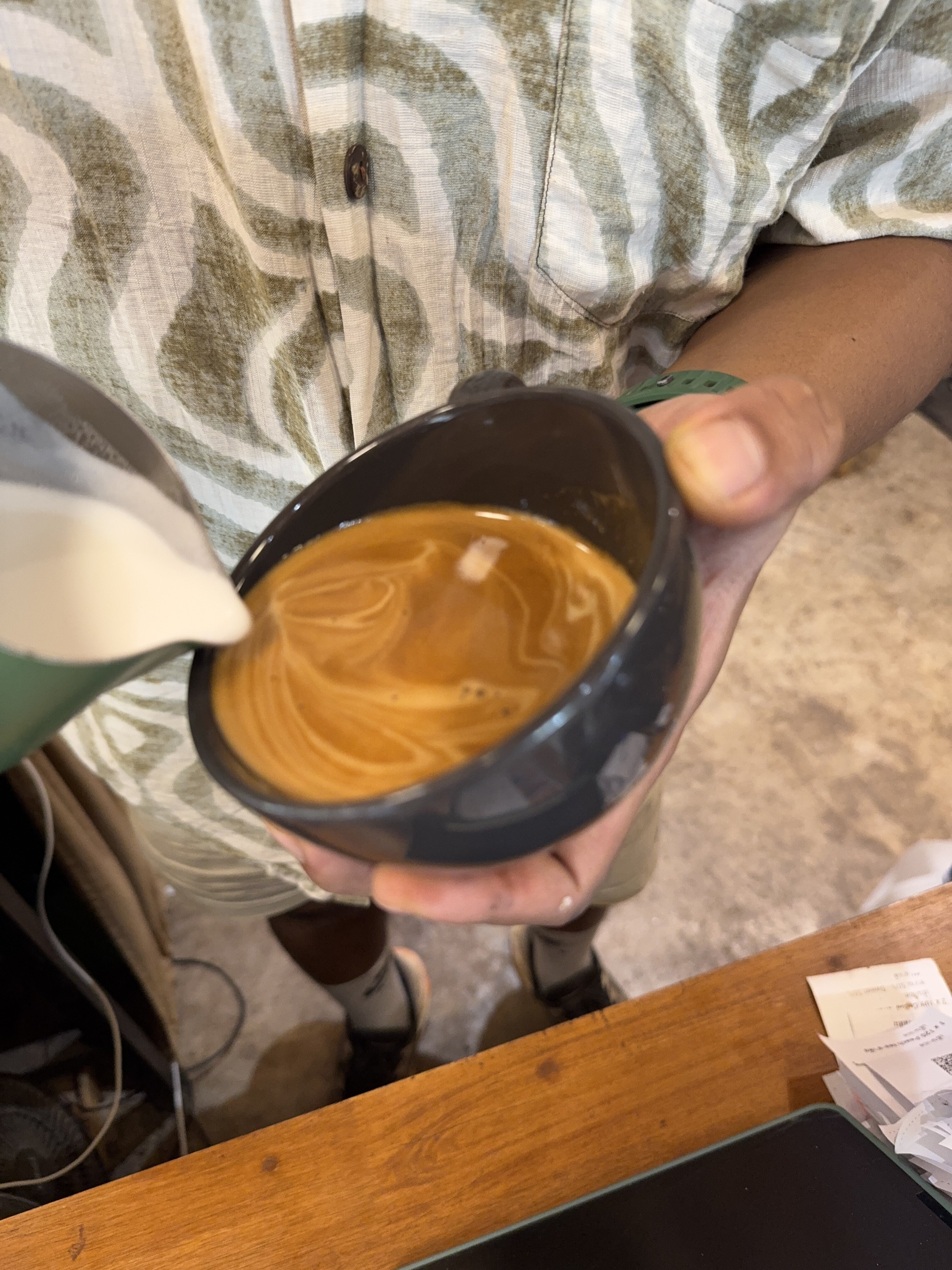 Coffee burst animation frame 44