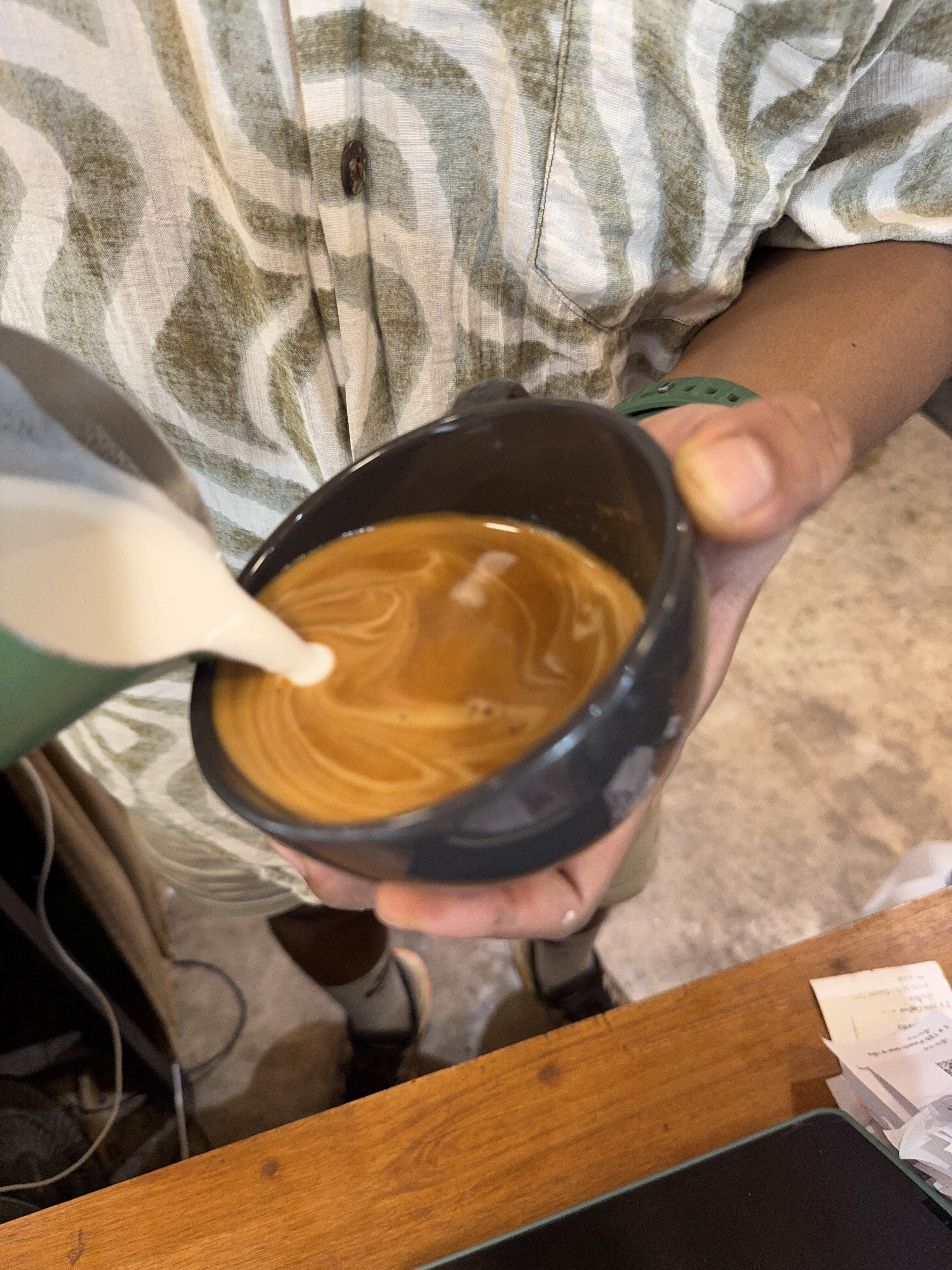 Coffee burst animation frame 46