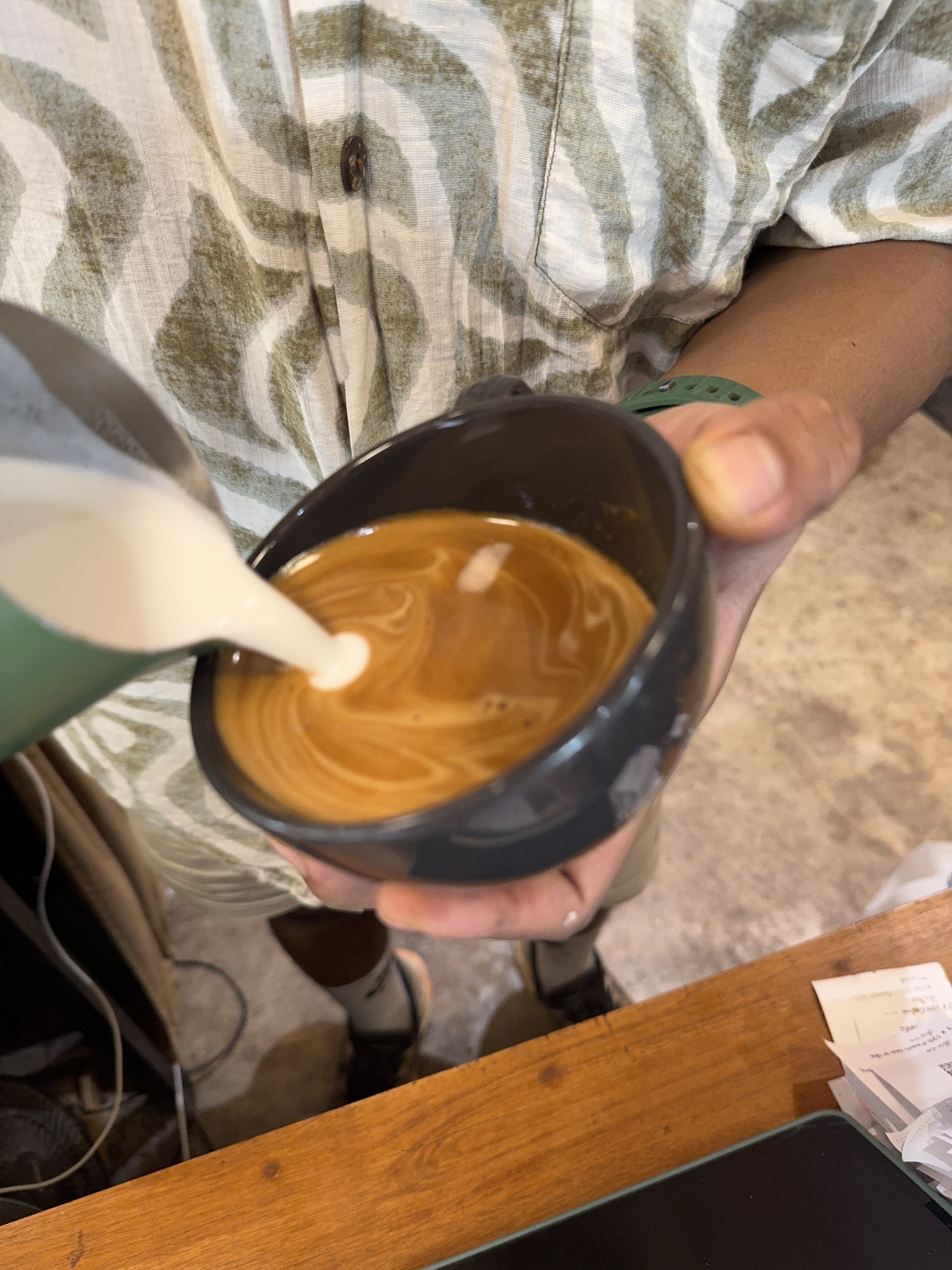 Coffee burst animation frame 47