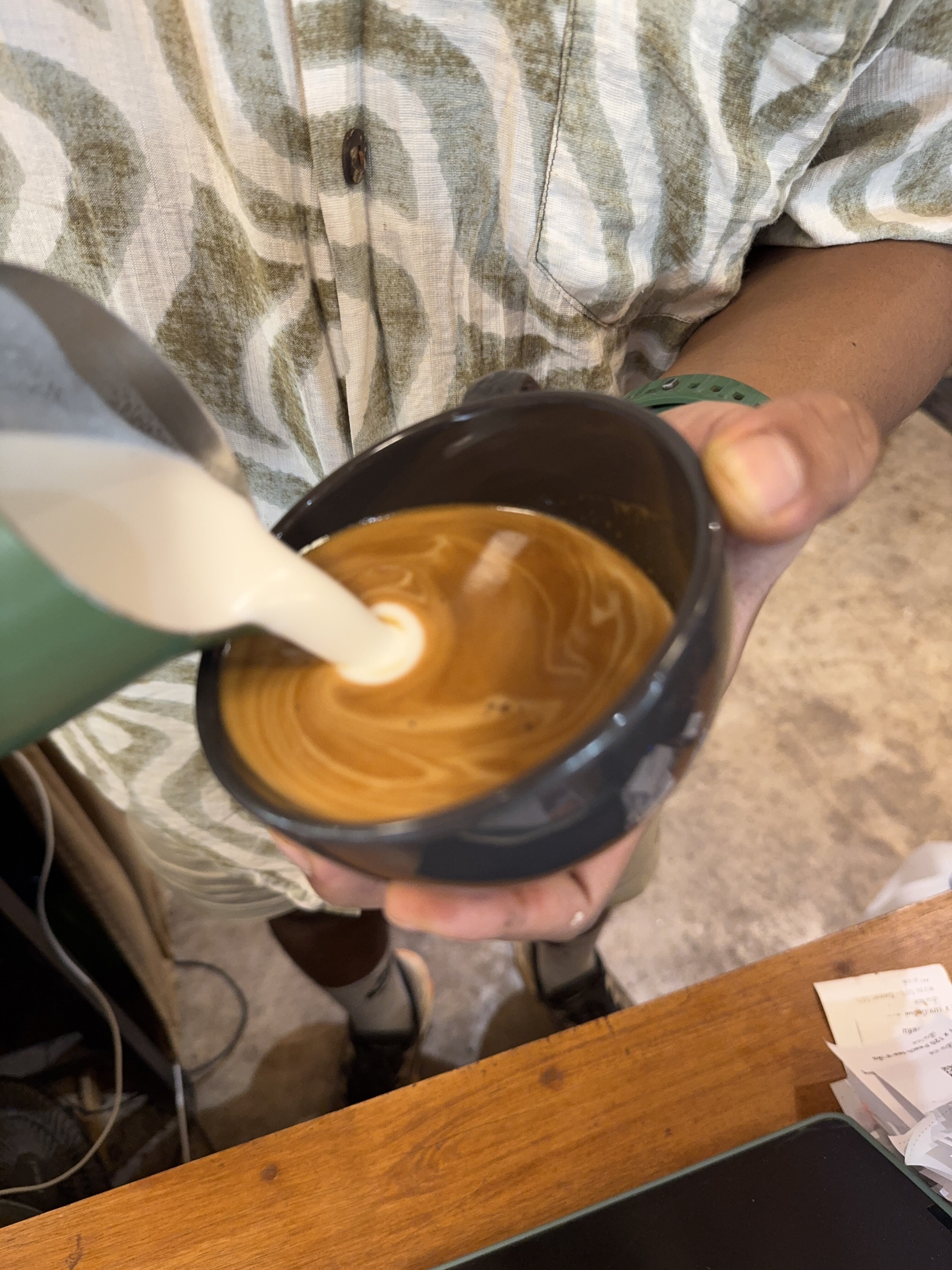 Coffee burst animation frame 49