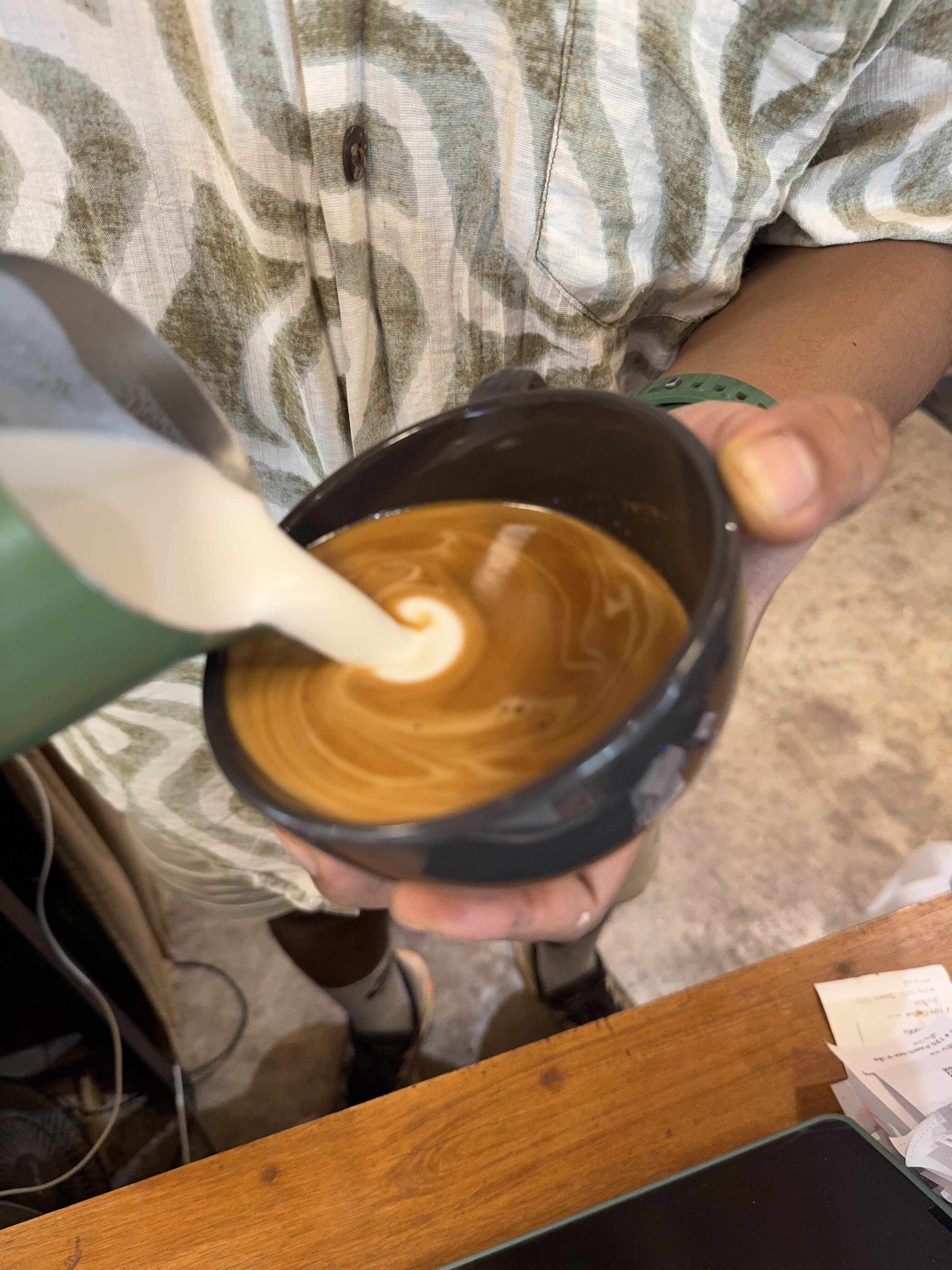 Coffee burst animation frame 50