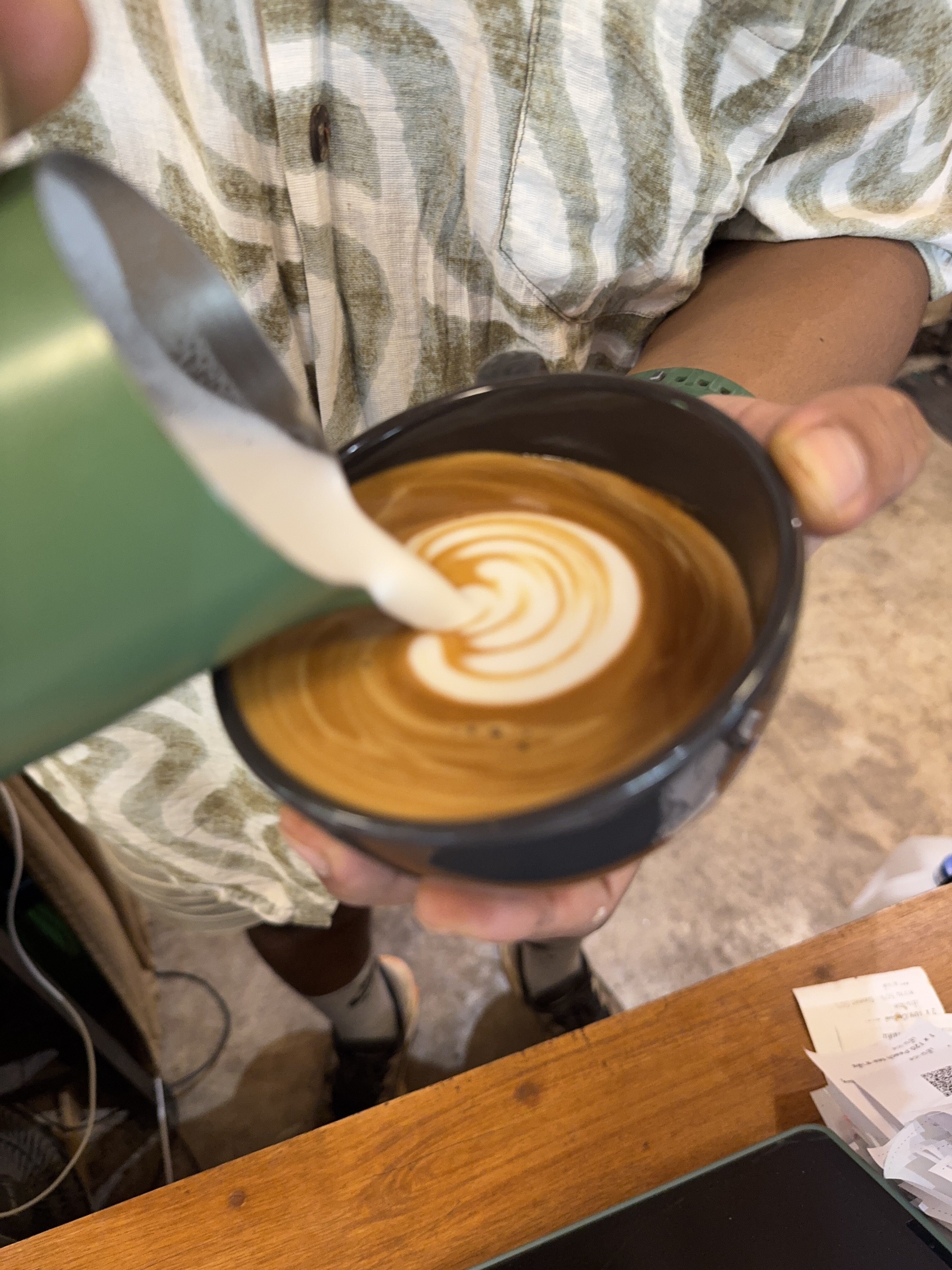 Coffee burst animation frame 60