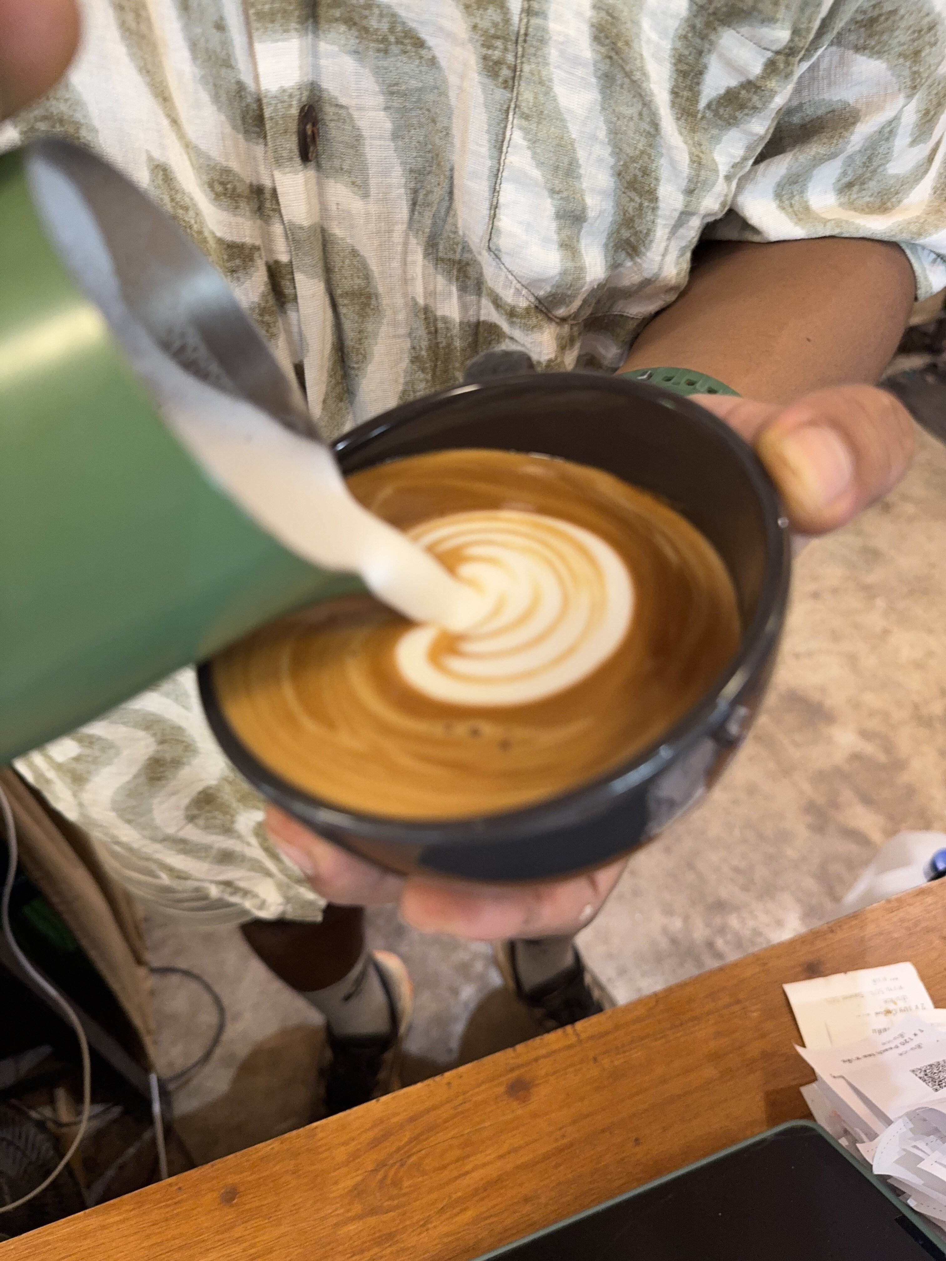 Coffee burst animation frame 61