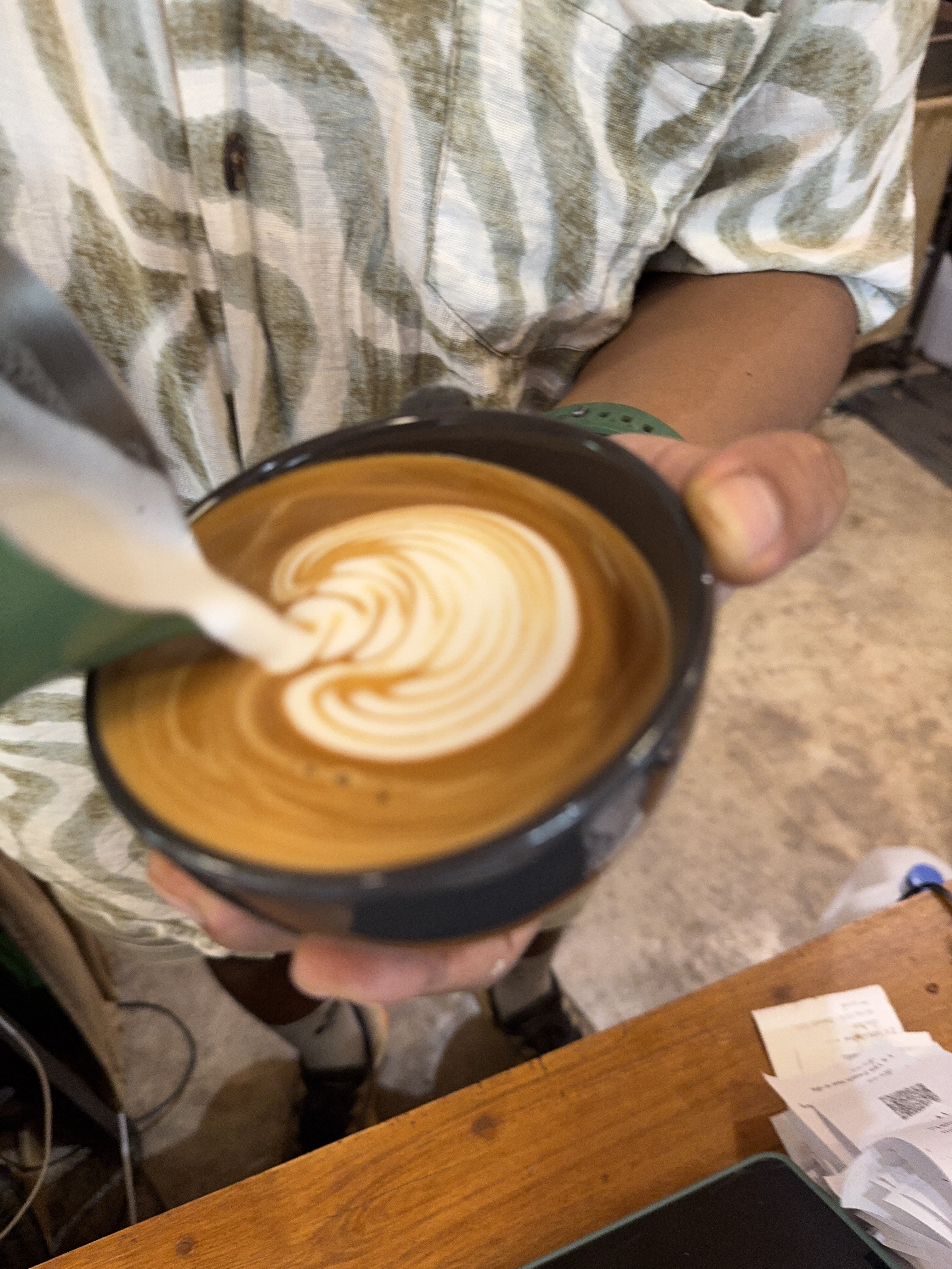 Coffee burst animation frame 70