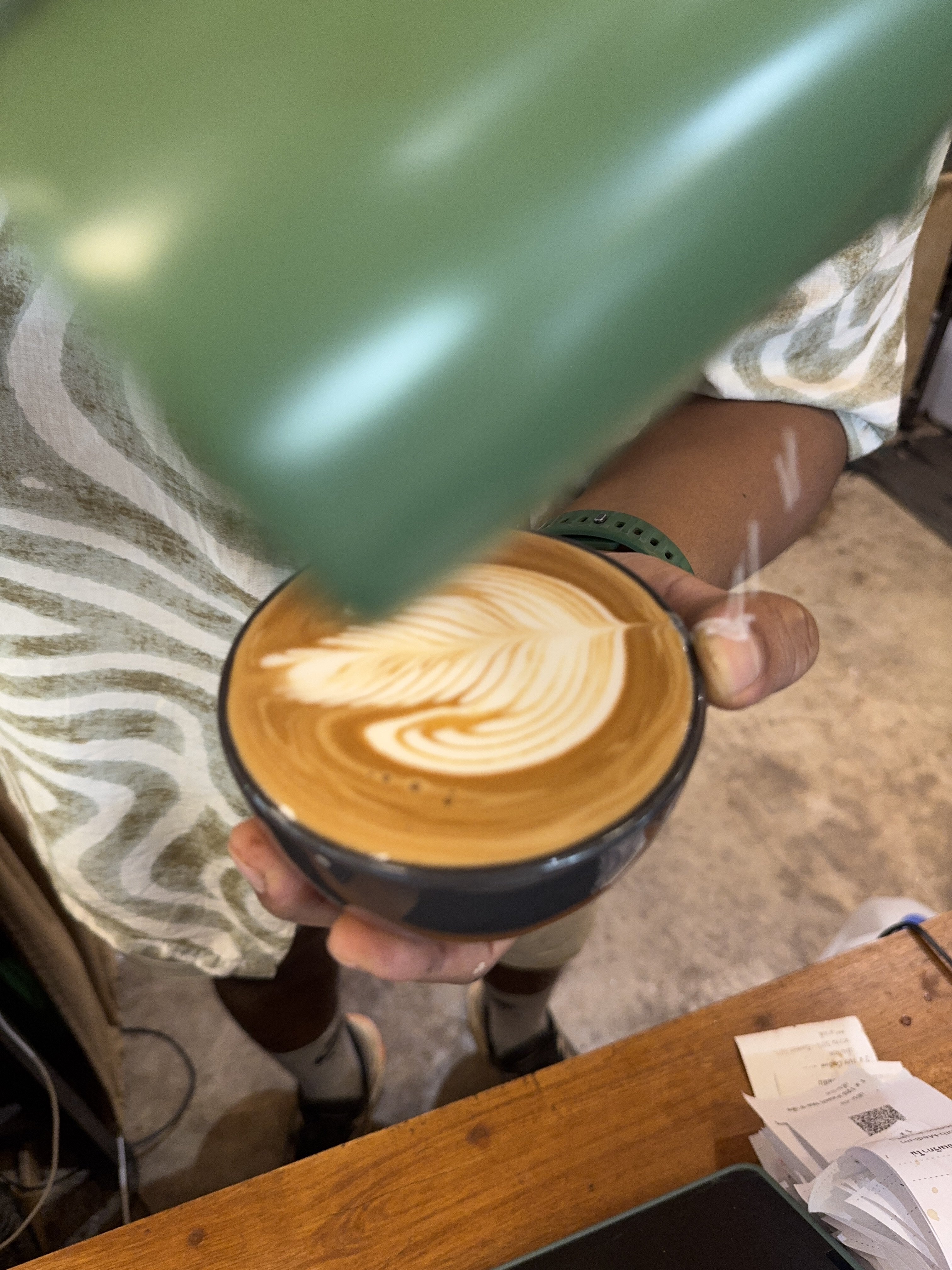 Coffee burst animation frame 110