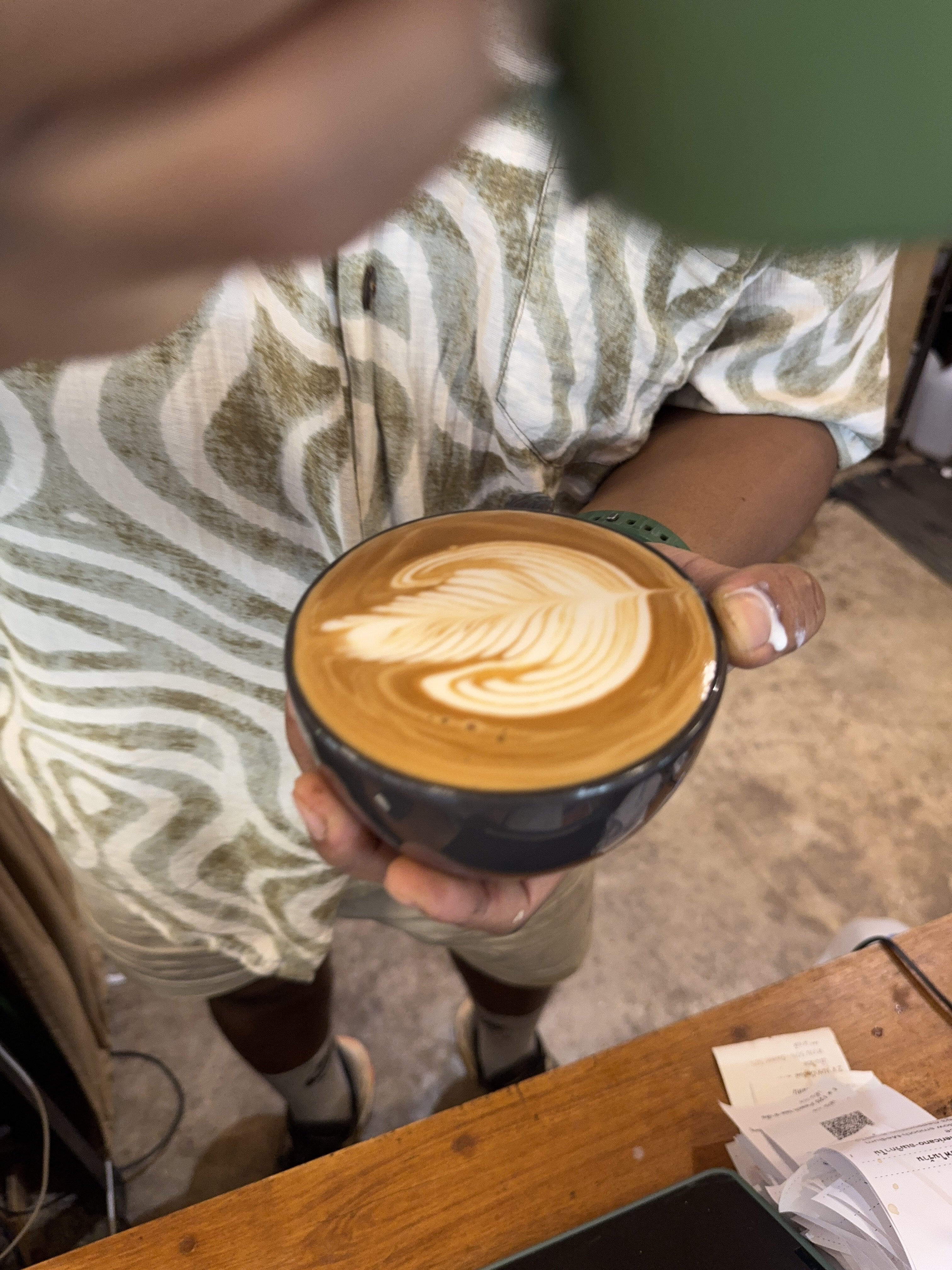 Coffee burst animation frame 114