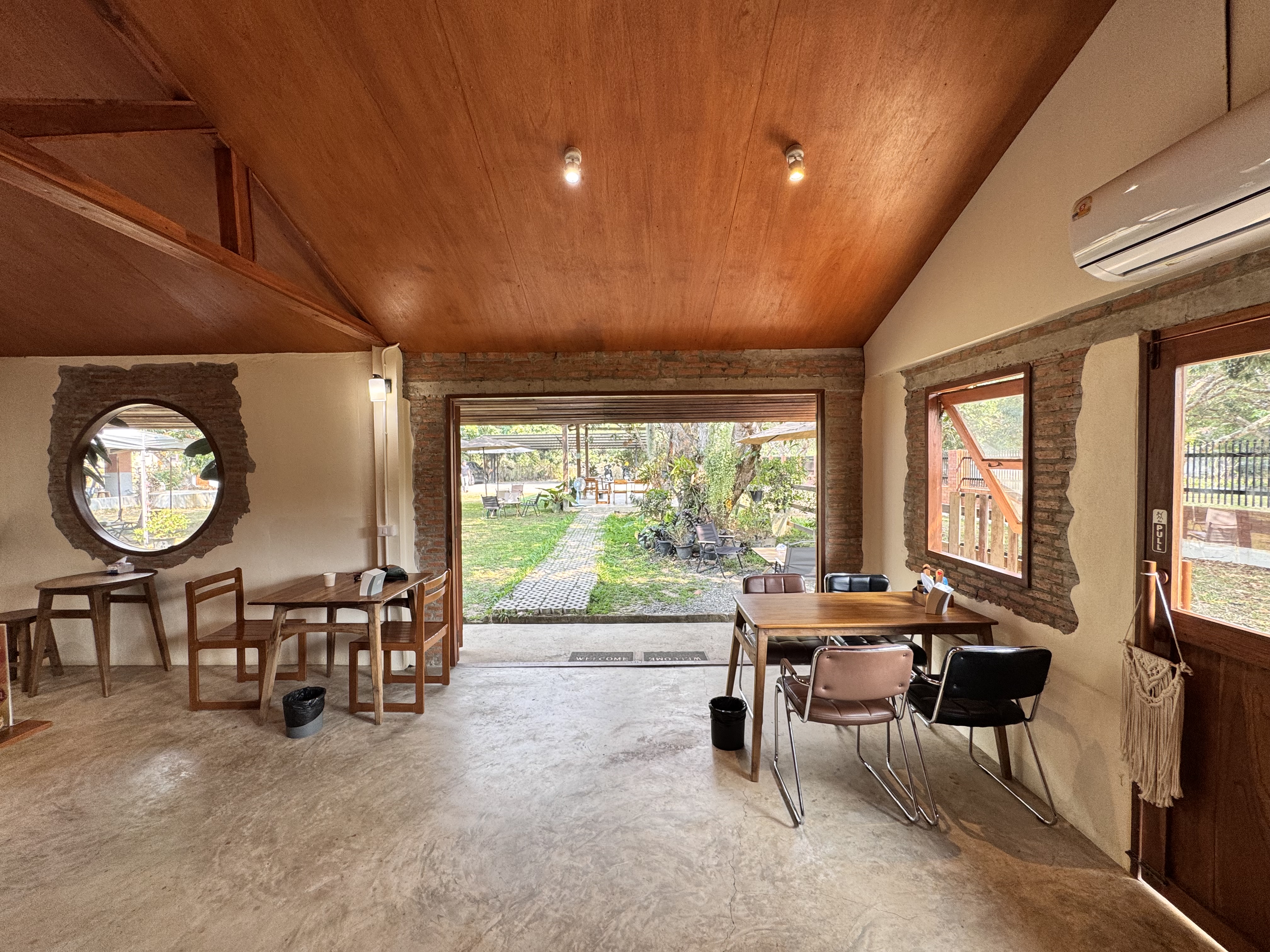Coffee shop interior view